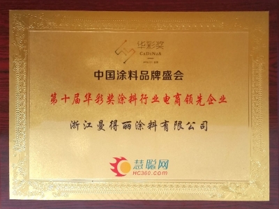 2016-7-7華彩獎涂料行業(yè)電商領先企業(yè)